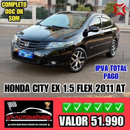 HONDA CITY 1.5 EX 16V FLEX 4P AUTOMÁTICO